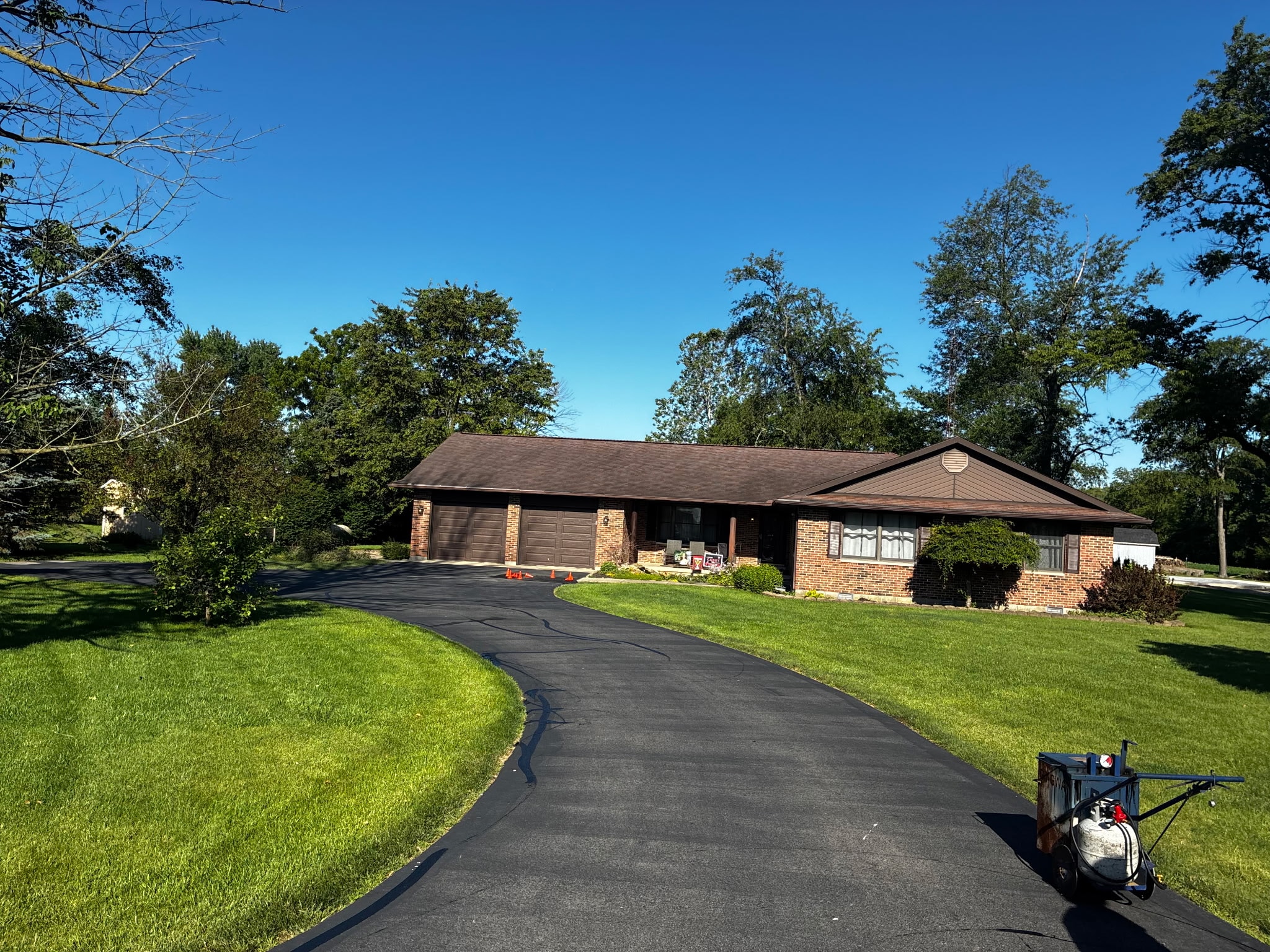 Residential Driveway Restoration — before