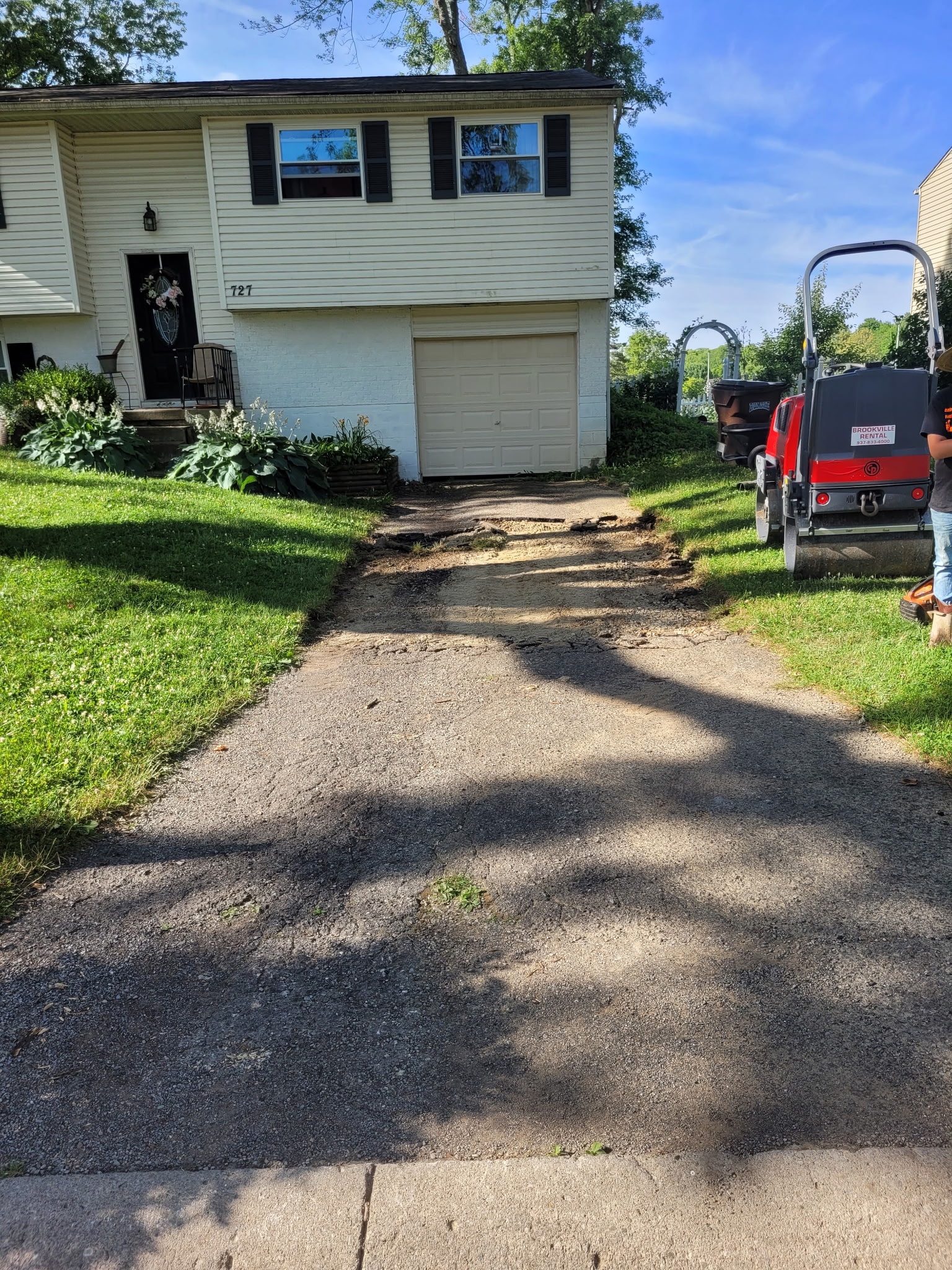 Residential Section Replacement — before